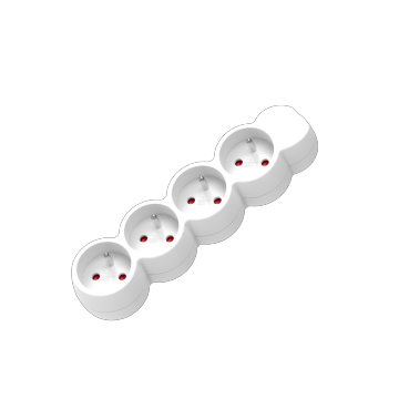 Francia Power Strip 4 puntos de venta 3680W